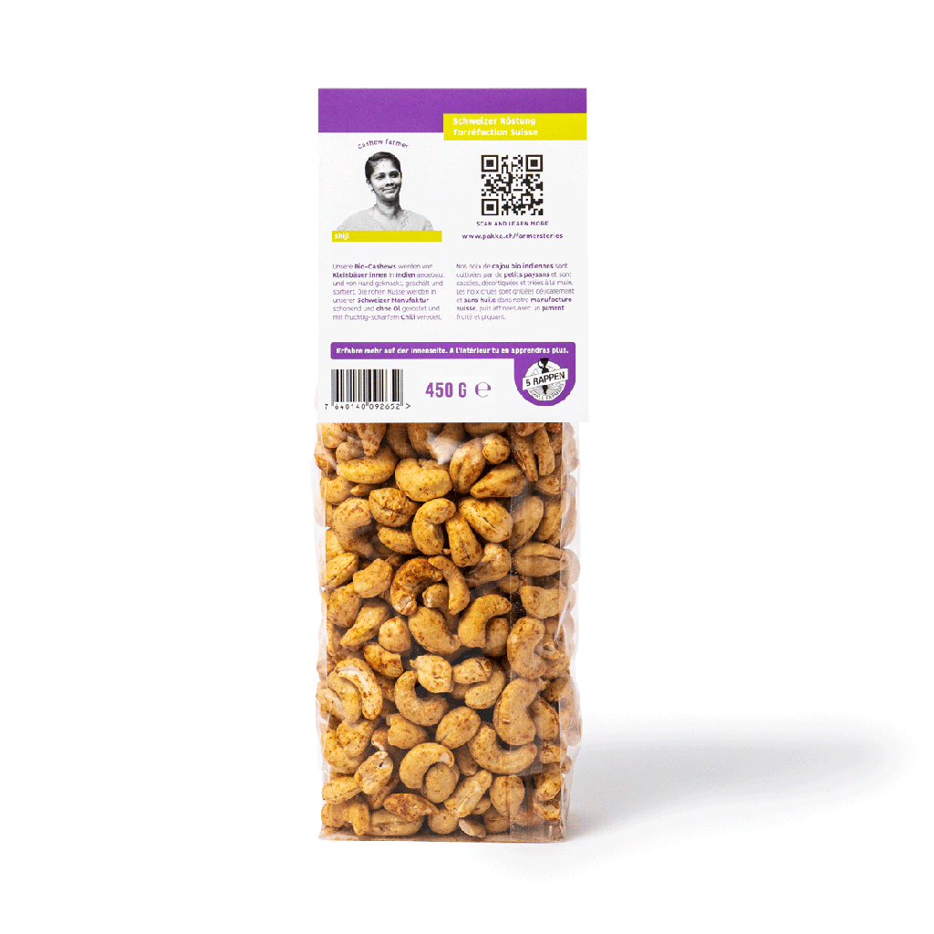 Cashew Chili, Bio & fair, 450g