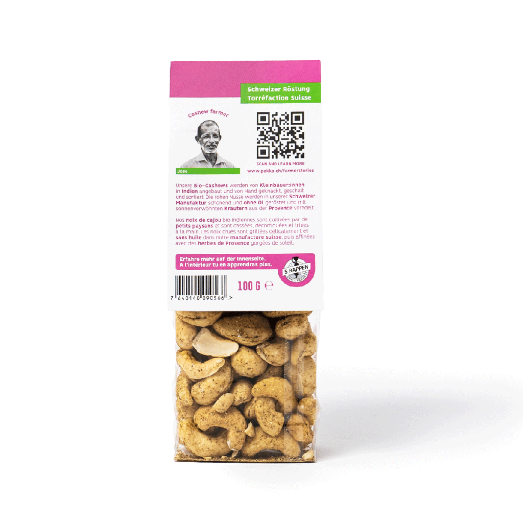 Cashew Provençale, Bio & fair, 100g