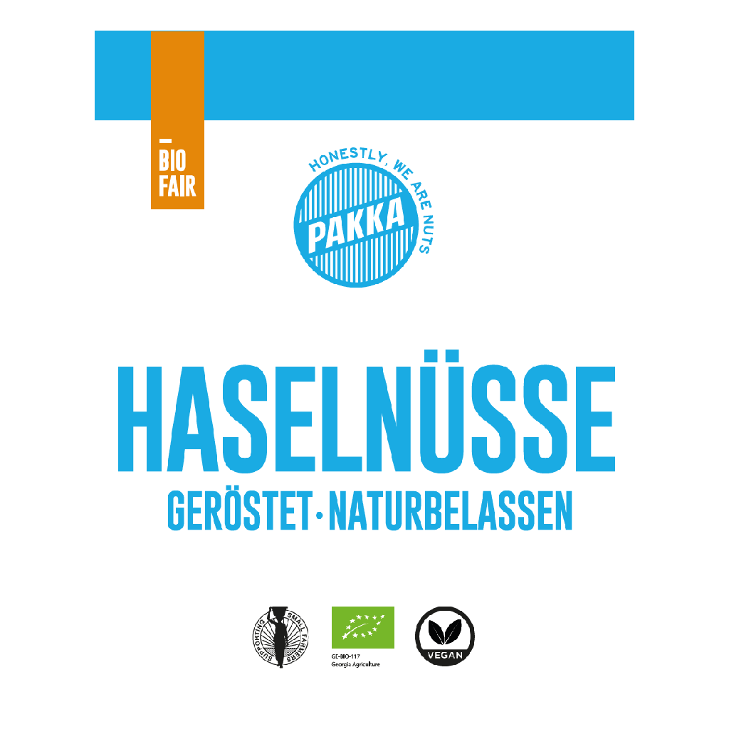 Haselnüsse Nature geröstet, Bio, 1kg