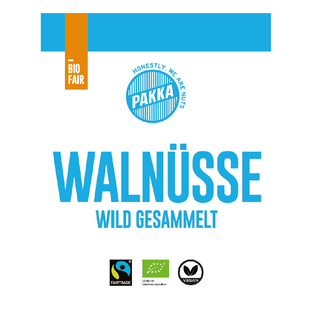 Walnüsse, Bio, Fairtrade, wild gesammelt, roh, naturbelassen, ungeröstet, 2kg