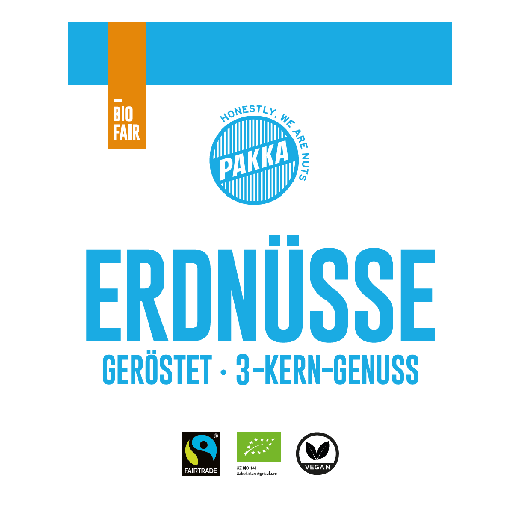 Erdnüsse, Bio, Fairtrade, geröstet, 2kg