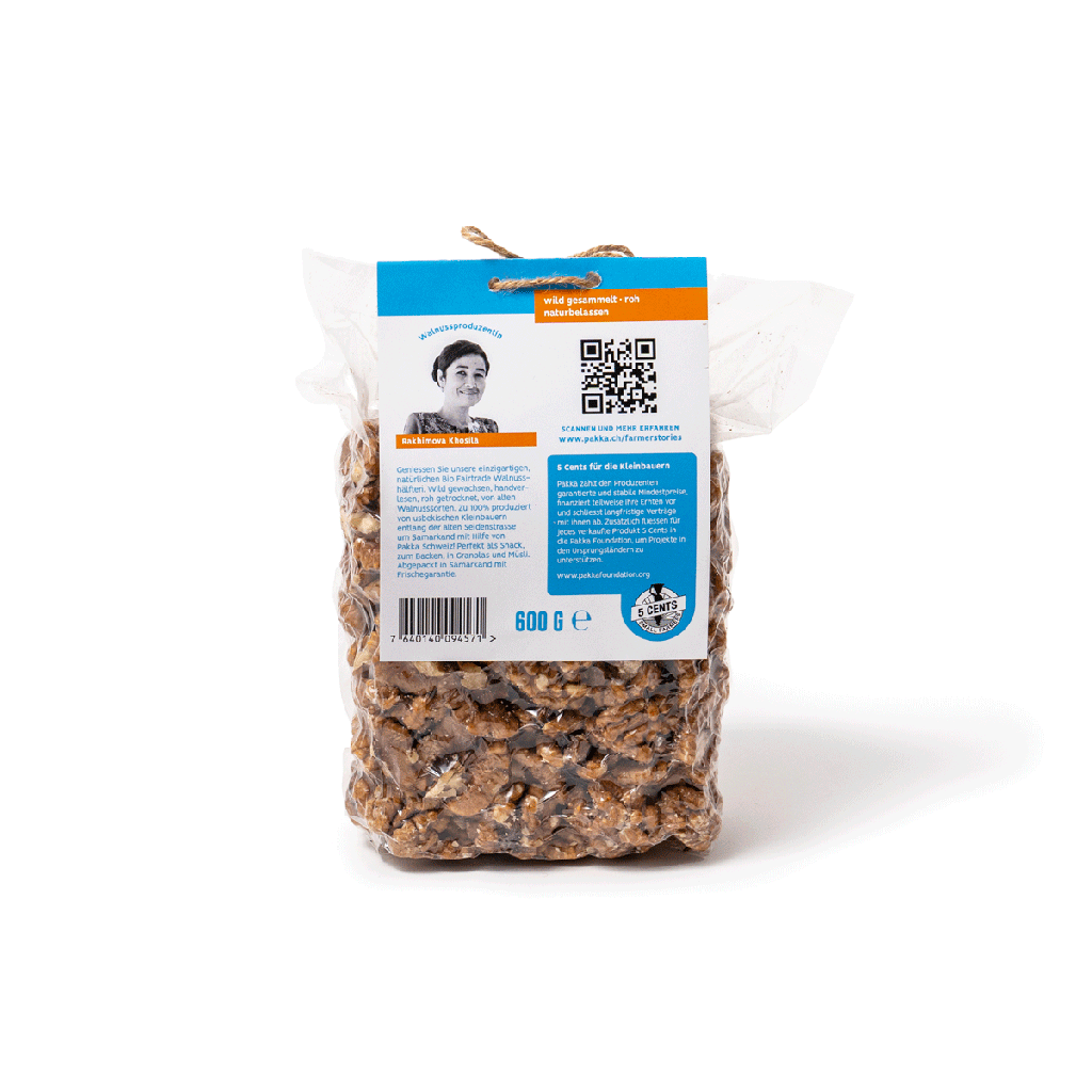 Wilde Baumnüsse, halbiert, Bio, Fairtrade, 600g