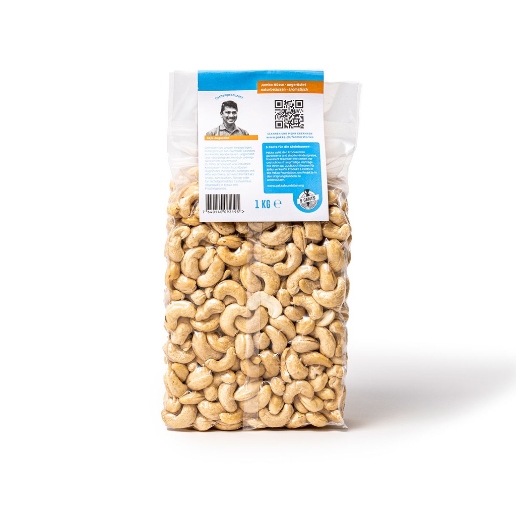 Cashew Nature, Bio und Fairtrade, 1kg