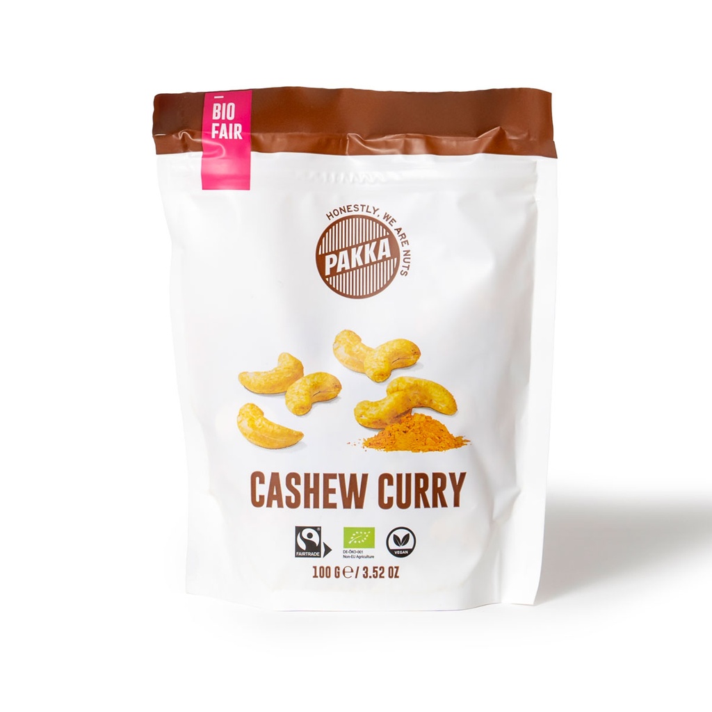 Cashew Curry Madras, geröstet, Bio und Fairtrade, 100g