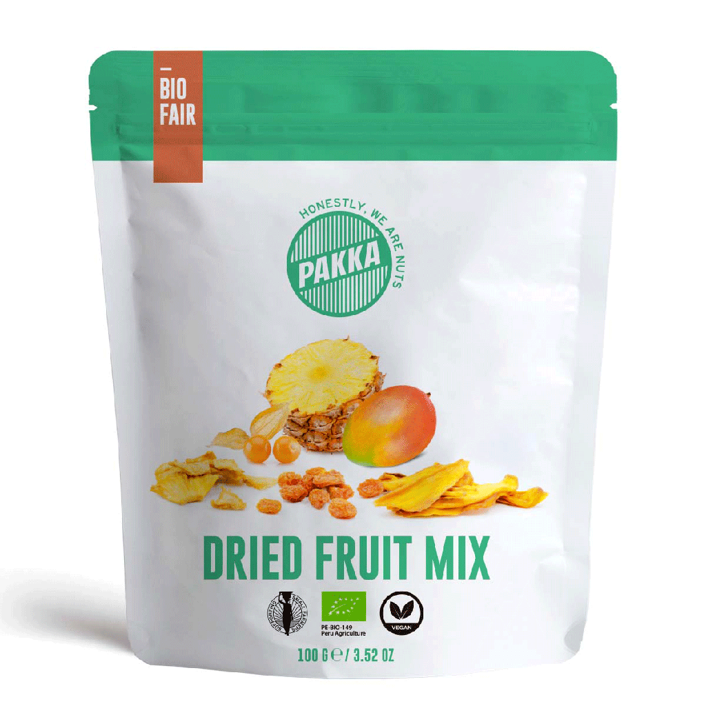 Fruchtmix getrocknet, Bio, 100g