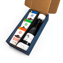 Geschenkbox Schokoladen-Set mit Bio-Wein