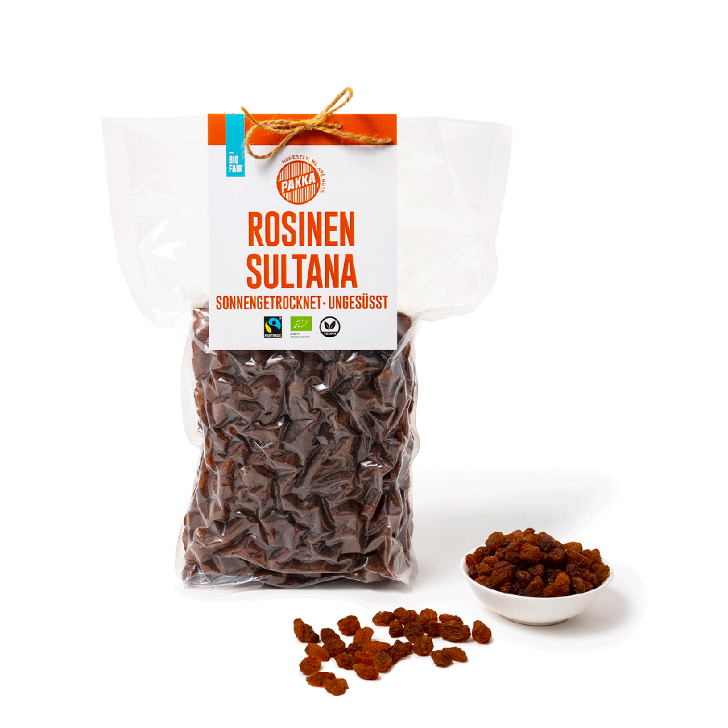 Sultanines, bio, Fairtrade, 1kg