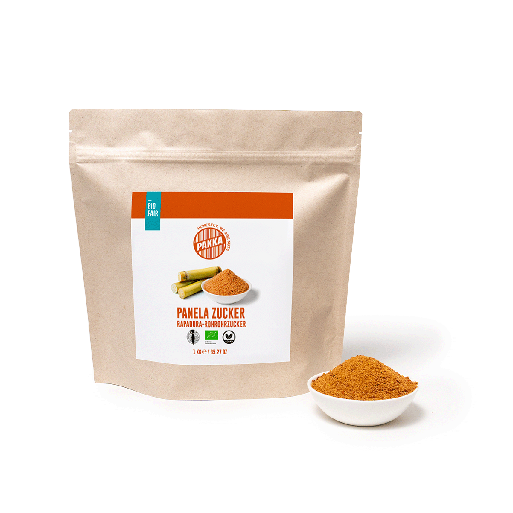 Panela Rohrohrzucker unraffiniert, Bio, 1kg