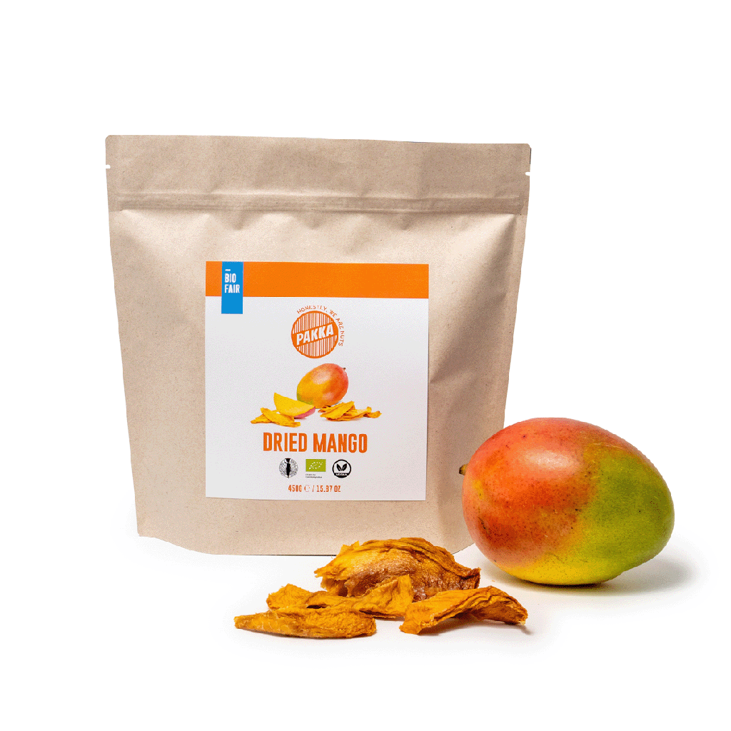 Mango, dried, organic, 450g