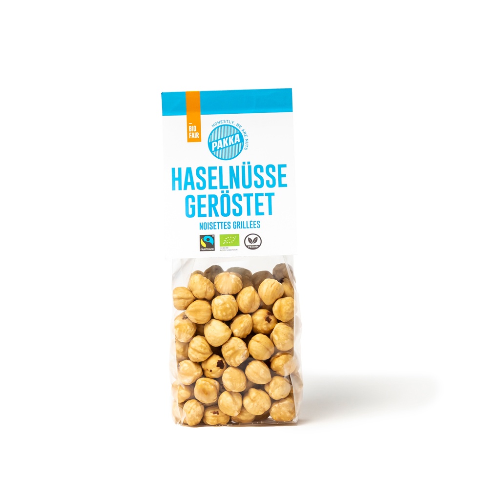 Haselnüsse Bio Fairtrade, geröstet und naturbelassen, 150g