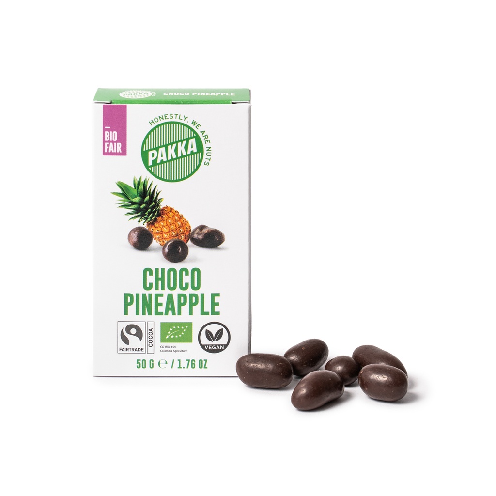 Choco Pineapple, organic, 50g