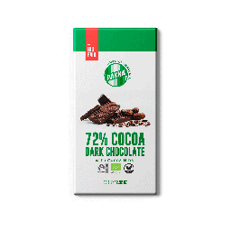 [503116] 72% Barre de chocolat des fèves de cacao, Bio, 83g